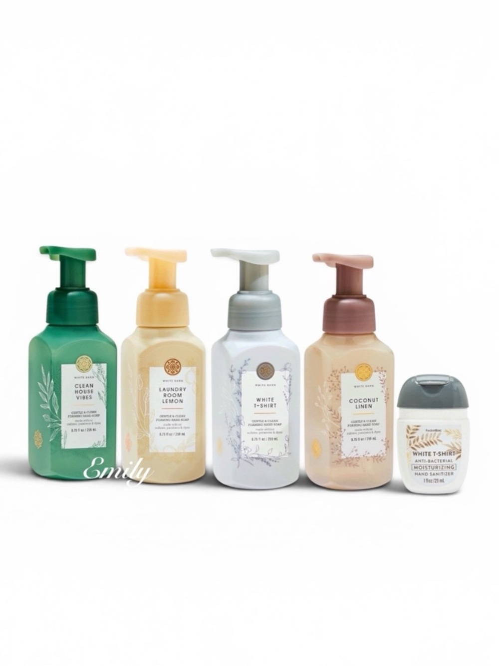 4X Bath & Body Works Foaming Hand Soap 8.75 fl oz Set Bundle